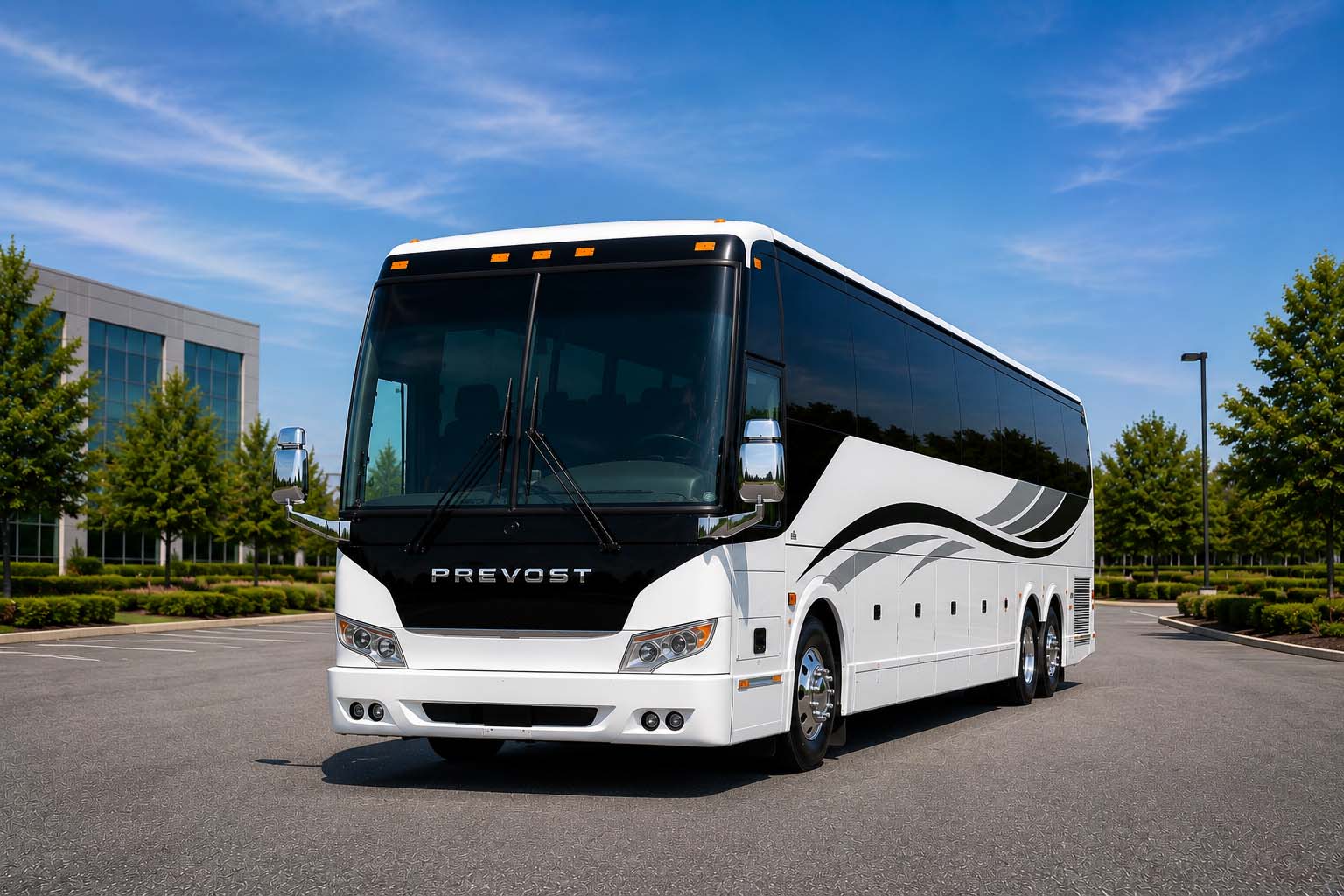 Charter bus rental in Beaumont, TX